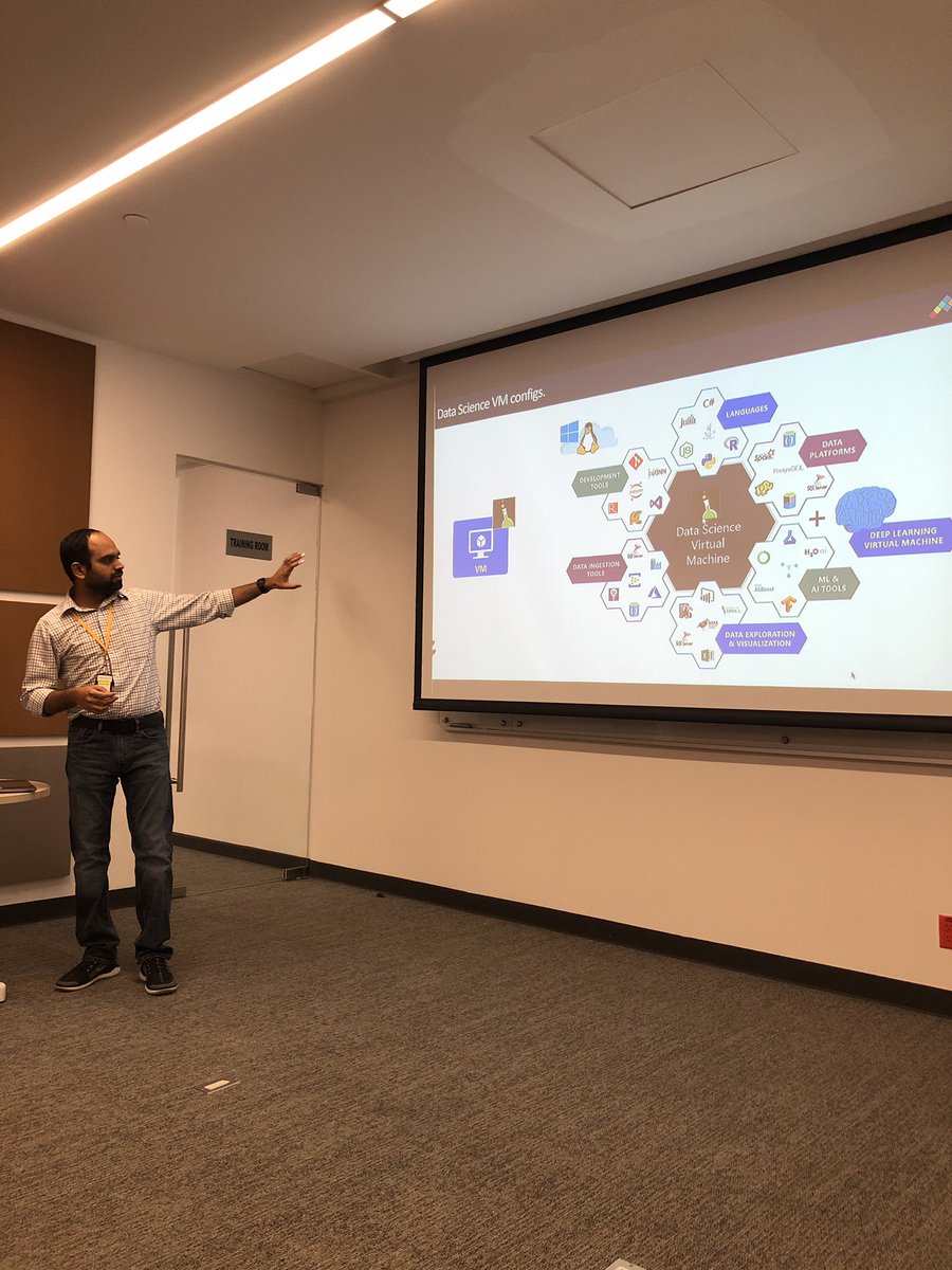 brainscale's tweet image. Chandra Prabala from @brainscale doing ML and Chatbot session for a major customer here in Mexico. Rocking!! Truly mesmerizing! #TechImmersion #microsoftal #microsoftazure