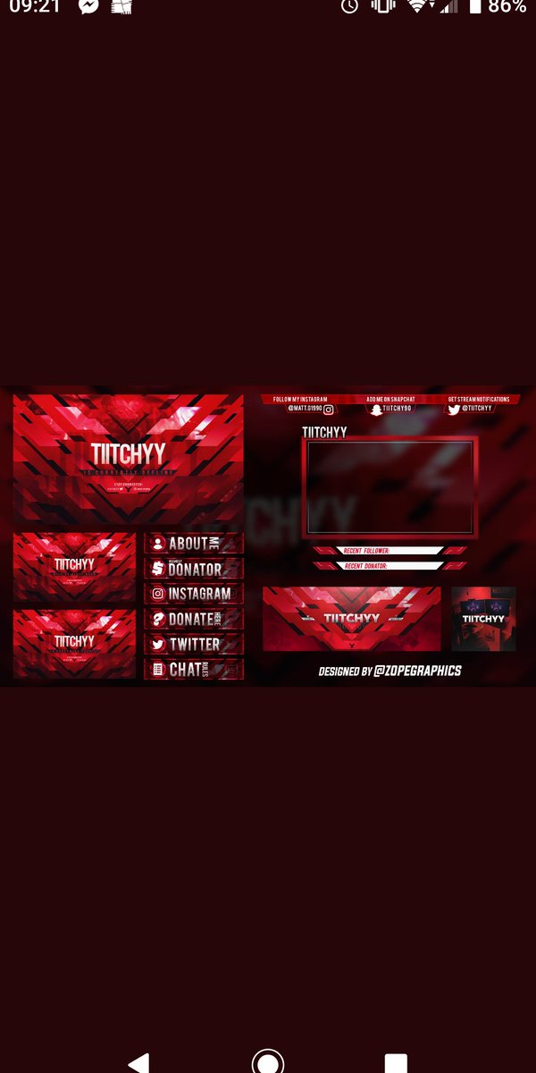 Tiitchyy's tweet image. Wold like to say a massive thanks to @ZopeGraphics for the new twitch package. Very professional and can't recommend him enough, if your after anything guys hit him up.