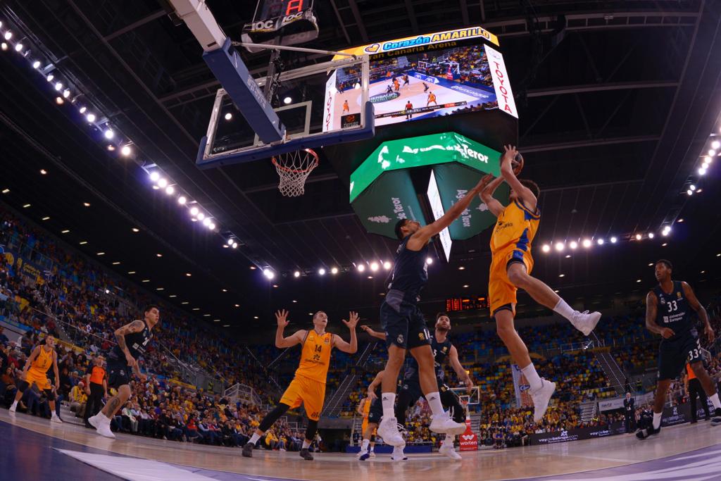 Acción del partido (Foto: Gran Canaria).