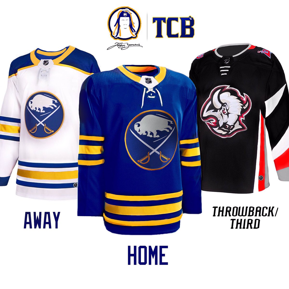 Concepts for the Sabres “Reverse Retro” Jersey – Two in the Box