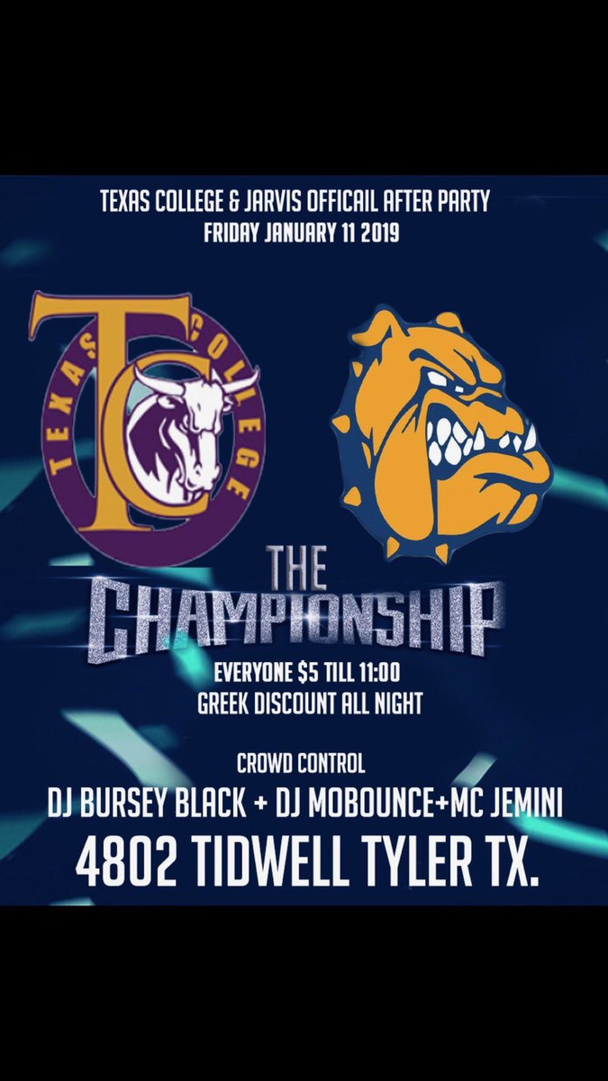 PColeman95's tweet photo. Don’t Miss Out On This 
#TheChampionship 
@DjBurseyBlack 
Tc &amp; Jarvis OFFICIAL After Party 
January 11th
#2LivePartyCrew https://t.co/nQdbZmbr3o