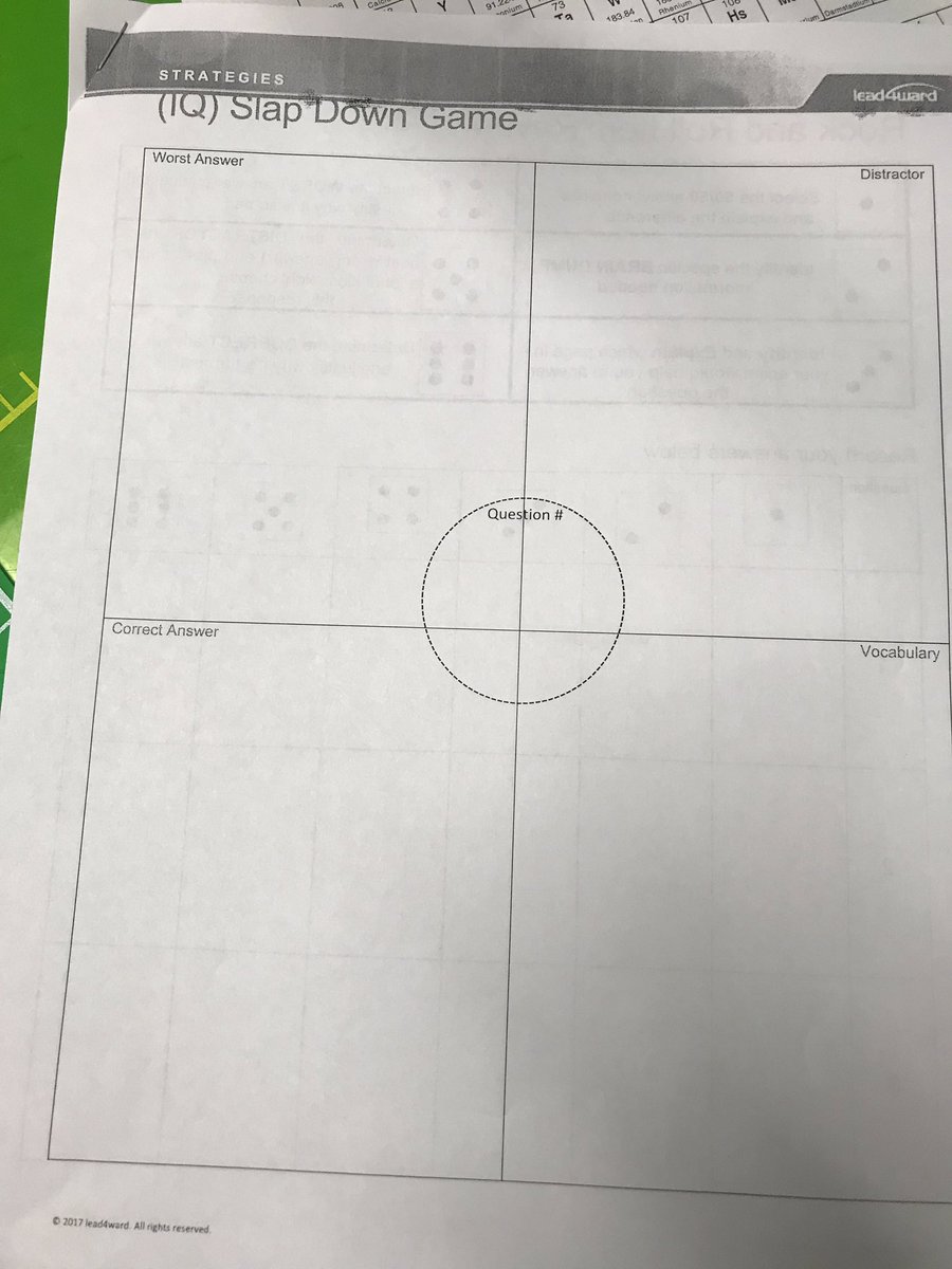 _JanellTanner_'s tweet image. Used @lead4wardsci strategies to review 4 of the most missed questions on their final exam. @DJBulldogs