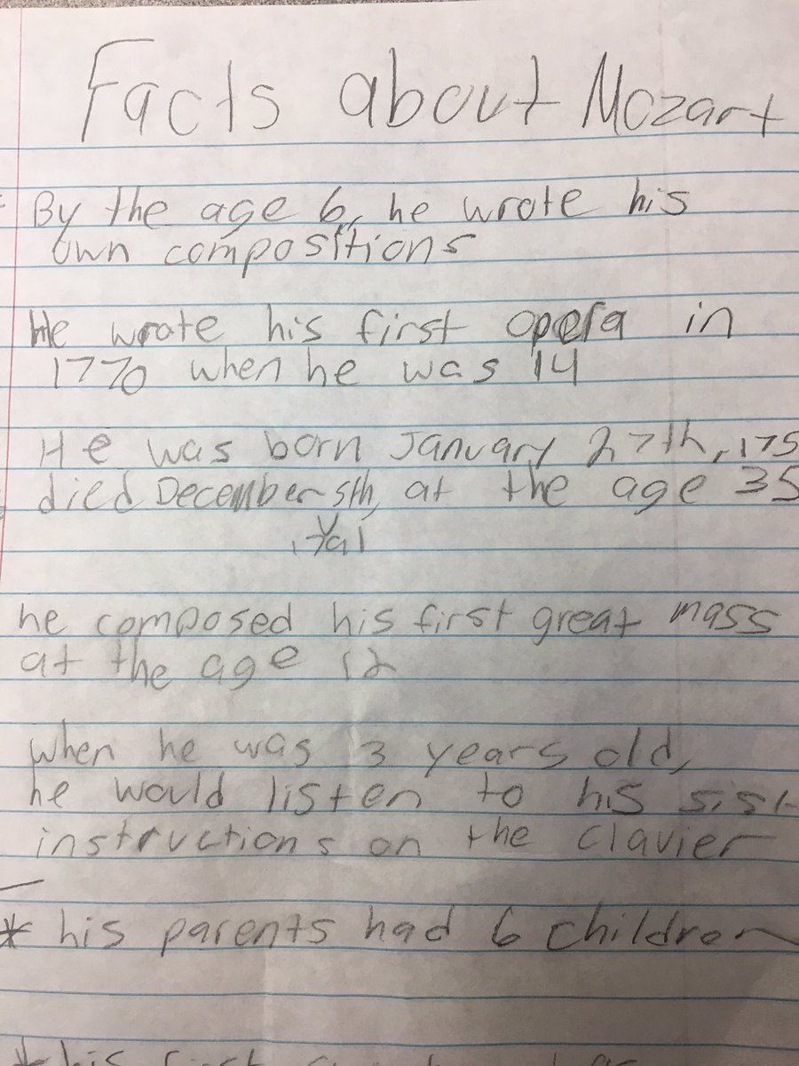 MrsKrawczykLBE's tweet photo. I have one student who comes in every month with additional facts to share about our #composerofthemonth! #loveoflearning @PosProject #lbepride https://t.co/r7hHTTHzTC