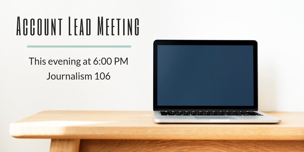 Reminder that tonight is the first leads meeting. Looking forward to seeing you all!