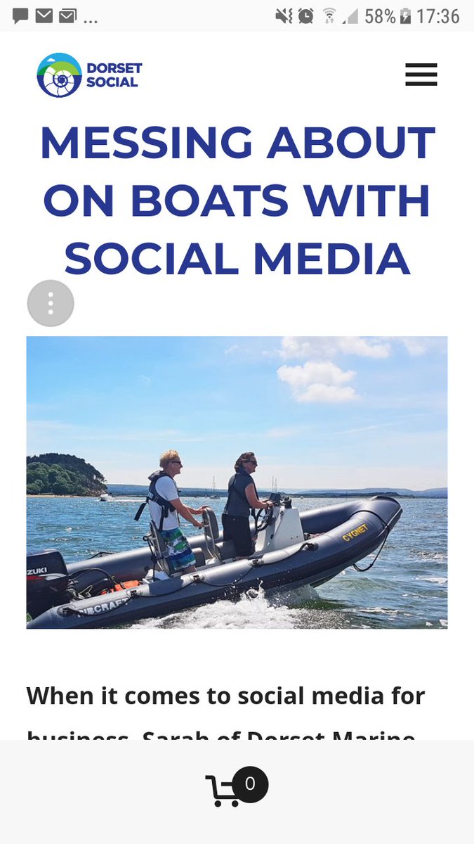 dorset_marine's tweet photo. Excited to be the topic of this blog post -https://t.co/X8ve4p7QtJ Thanks to Andrew at @Dorset_Social & also to @GetSetEDorset for starting us on our journey. Do click through & have a look. What are your experiences of social media?
#socialtalkhour #socialmedia #smallbusiness https://t.co/K5cz7pPIGt