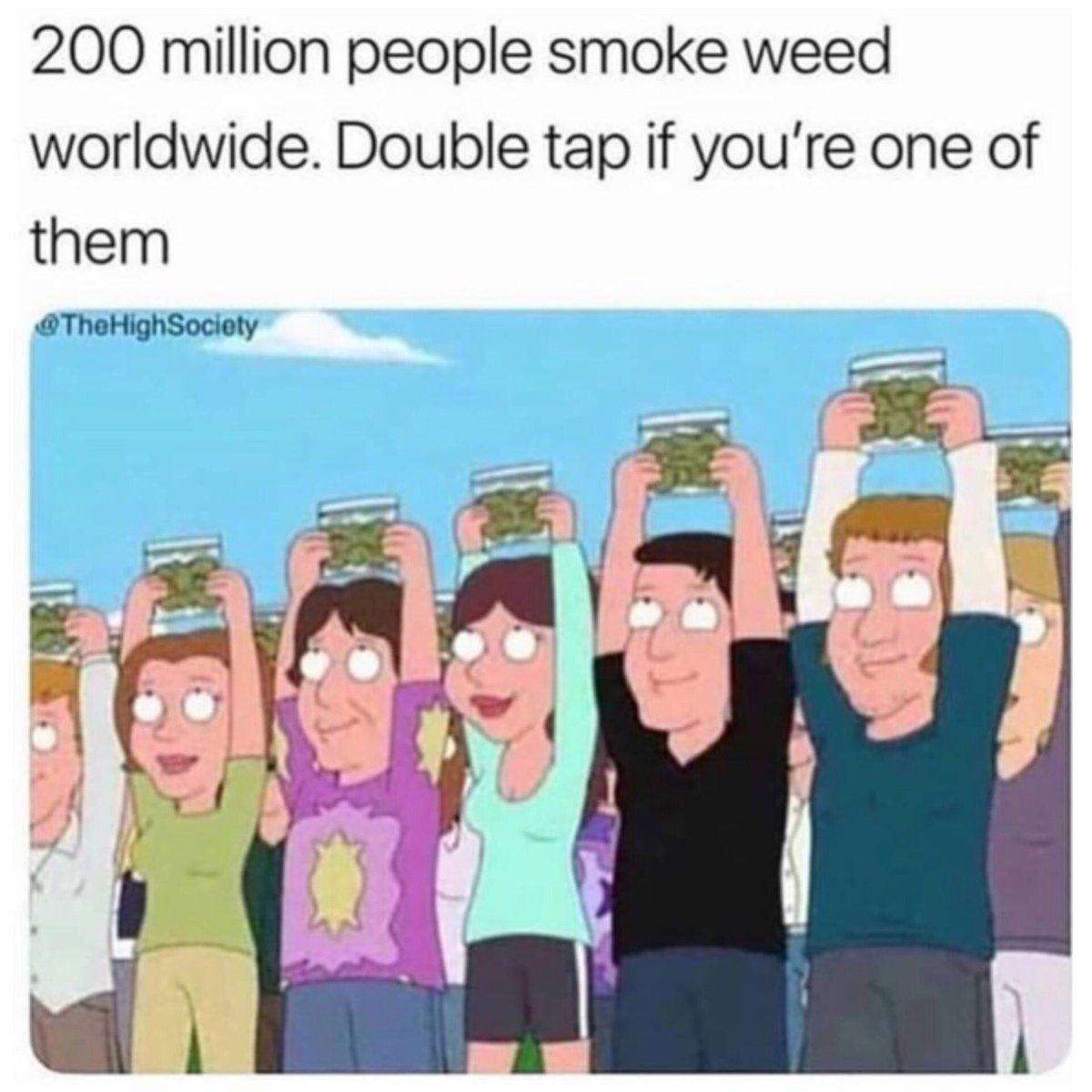 WORLDSTAR's tweet photo. Are you one of 200 Million? 👇🤔 (IG/TheHighSociety) https://t.co/2KZU4gWnXh