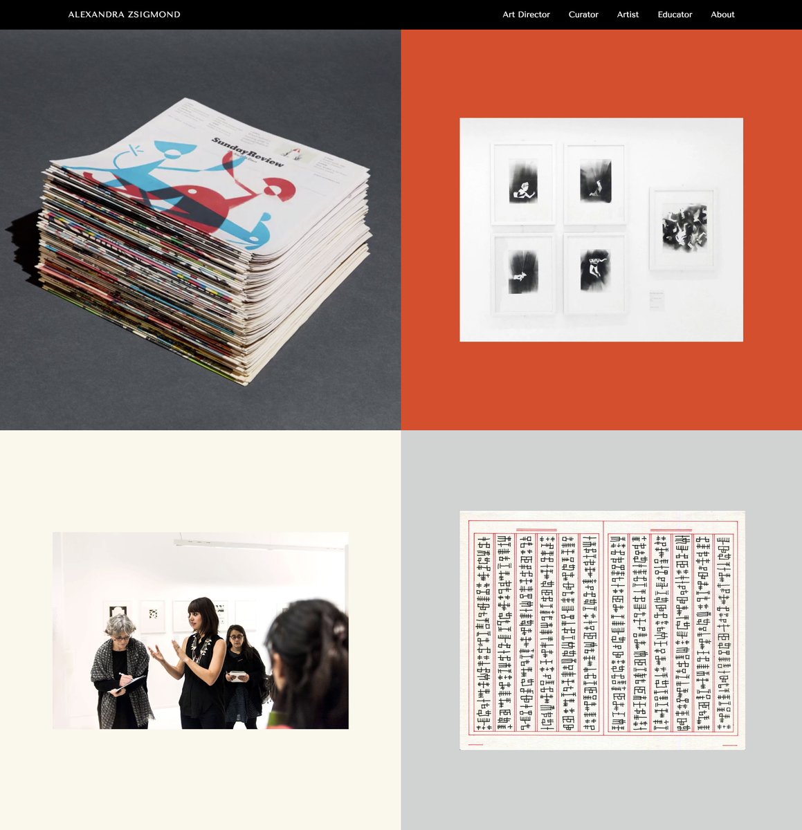 Really excited to unveil my new portfolio website, made using the <a href="/Wix/">Wix</a> platform! It features my art direction and curation for the NYTimes, as well as my public speaking experience and recent artworks. #Wix #sponsored 
--> alexandrazsigmond.com