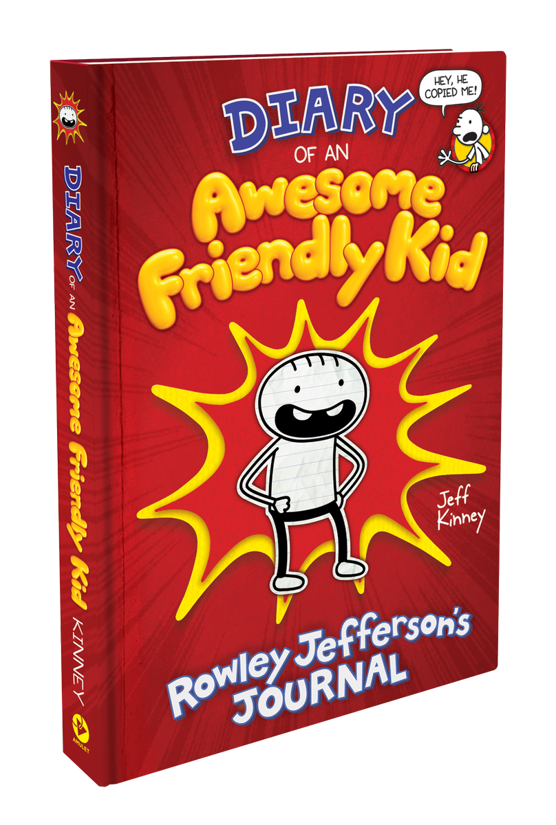 I'm working on a new book that comes out April 9th! Wimpy Kid from Rowley's perspective...