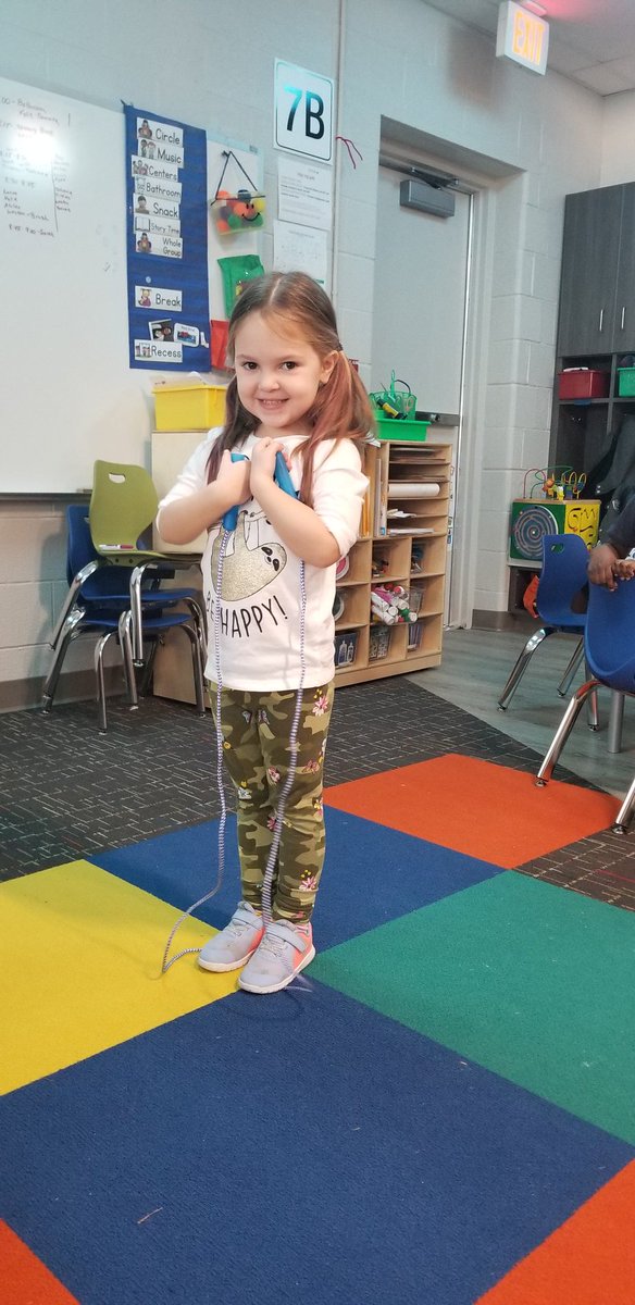 MayfieldPresch1's tweet photo. The students and staff are jumping with excitement to be back from Winter break! https://t.co/DreOc0QPoF