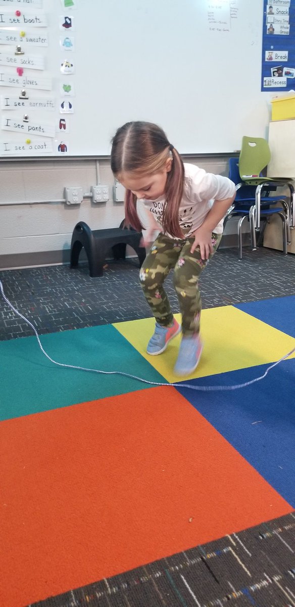 MayfieldPresch1's tweet photo. The students and staff are jumping with excitement to be back from Winter break! https://t.co/DreOc0QPoF