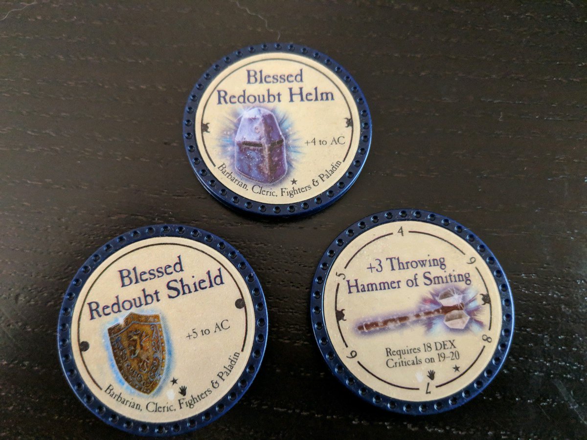 PAXLannisters's tweet photo. Special thanks to @truedungeon for their awesome donation! Interested in some Relic level tokens? It's for the kids! Join the PAX South pub crawl or get in touch! #truedungeon #TDtoken #childsplaycharity #paxsouth2019 #paxsouthbarcrawl https://t.co/MdGbbfzsIk