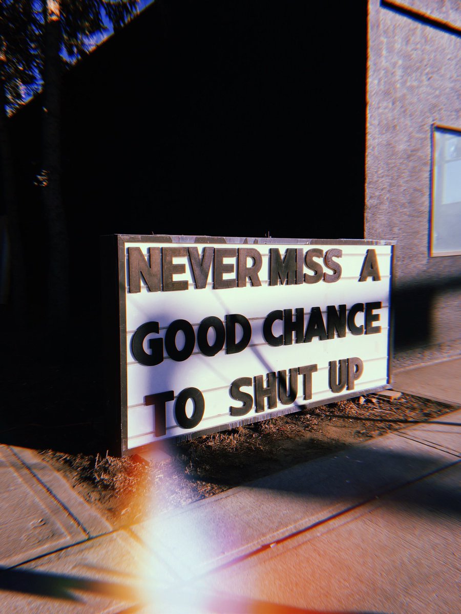 Sage advice from the sign outside our rehearsal venue for the week, @nvrlnd.yyc.

#yyc #yycarts #indietheatre #indie #theatre #shelter #calgaryactors #calgary #calgaryalberta #calgarytheatre @hprodeo @oneyellowrabbit #shelter #crawlspace #crawlspaceplay