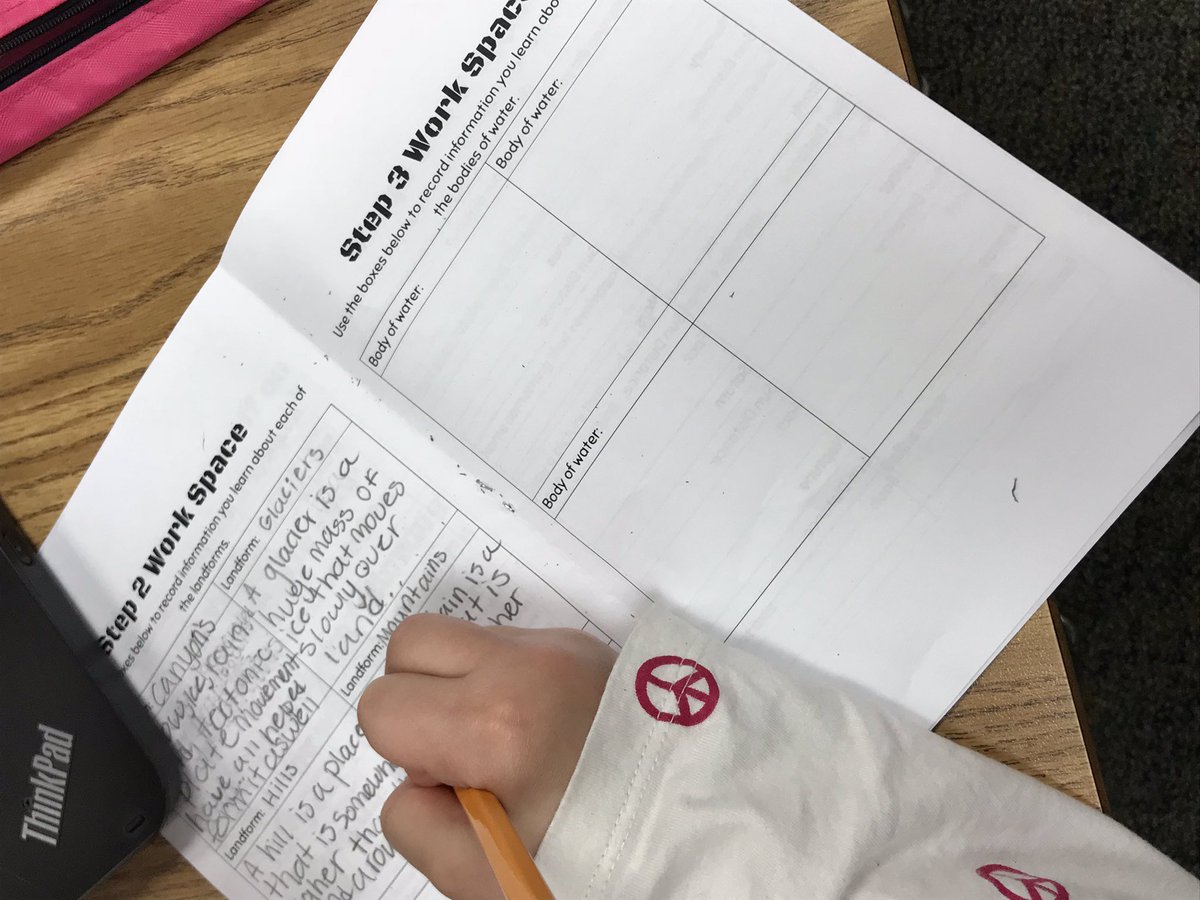 krblythe523's tweet photo. Project world explorer is happening now in science!! First stop: Landforms!! #earningbadges #projectbasedlearning @MarshvilleES_NC https://t.co/b6WY6HQlbX
