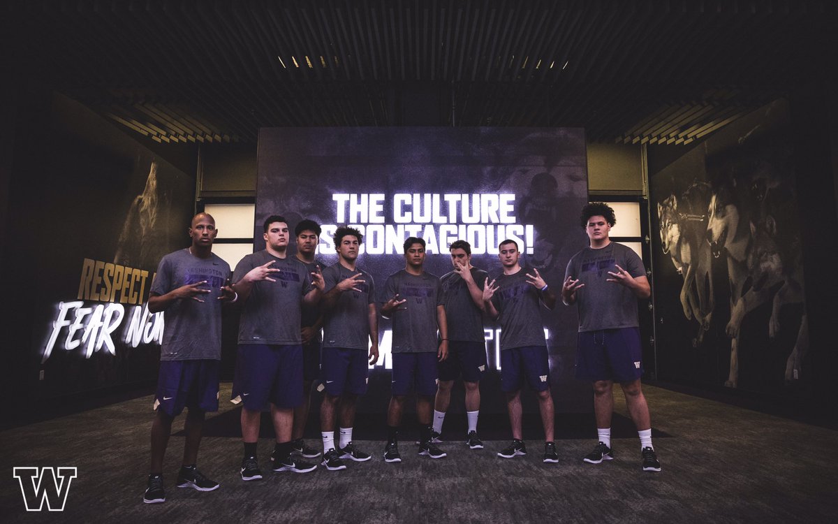Chris Petersen (@coachcpete_) on Twitter photo Excited to have our 8 new Dawgs in Seattle. #BuiltForLife Excited to have our 8 new Dawgs in Seattle. #BuiltForLife