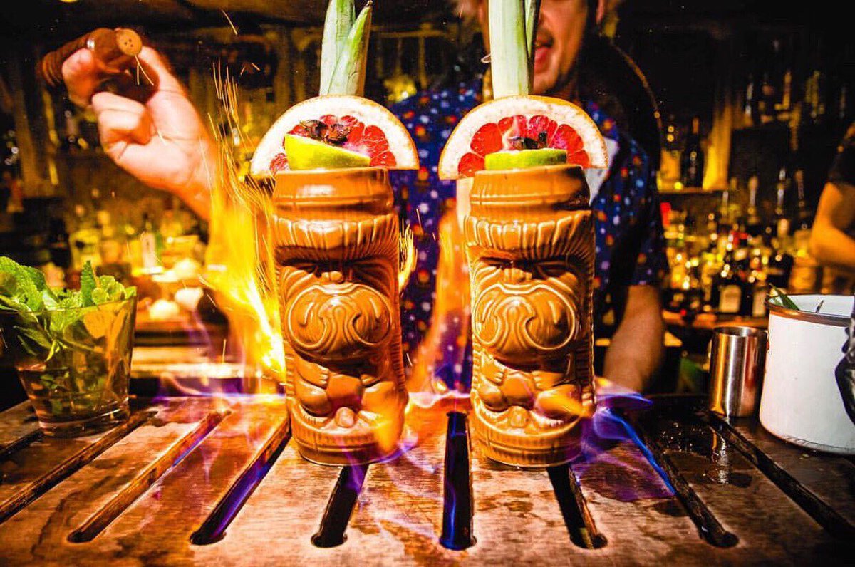 🔥🍹 Don’t let the January blues get you down, check in to Tiki town and check out our delicious cocktails 🎉💛
