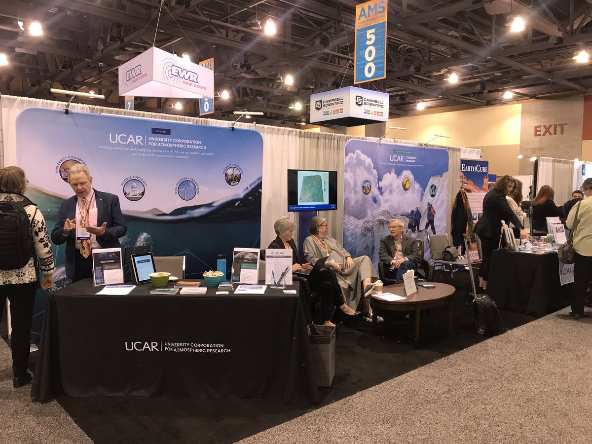 Make sure to visit the UCAR|NCAR|UCP alley at #AMS2019 to learn more about the science and communities we serve