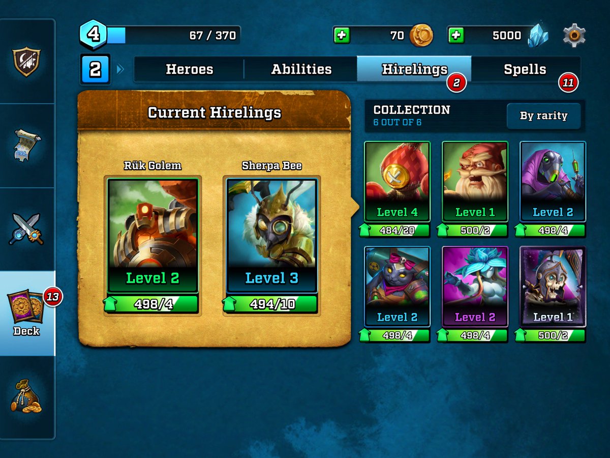 LLoTGame's tweet image. In Little Lords of Twilight, you can now choose which hirelings to bring with you into battle! This allows for new strategies for honing your Zikverländ&apos;s heroic skills! ⚔️🔥

Which hireling duo do you choose to master? 

#LLoTGame #MobileGame #PvP #Strategygame