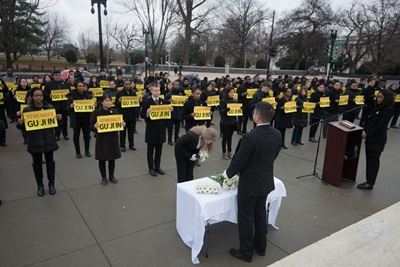 Overseas press has raised global awareness of the death of Ms. Ji-In Gu, who died from religious #Coercive_Conversion_Program in South Korea on 9th January 2018. Rallies were held around the world. Here is #WashingtonDC #Remember_Gu #HAC #Human_Rights #1st_Memorial_Ceremony #CCK