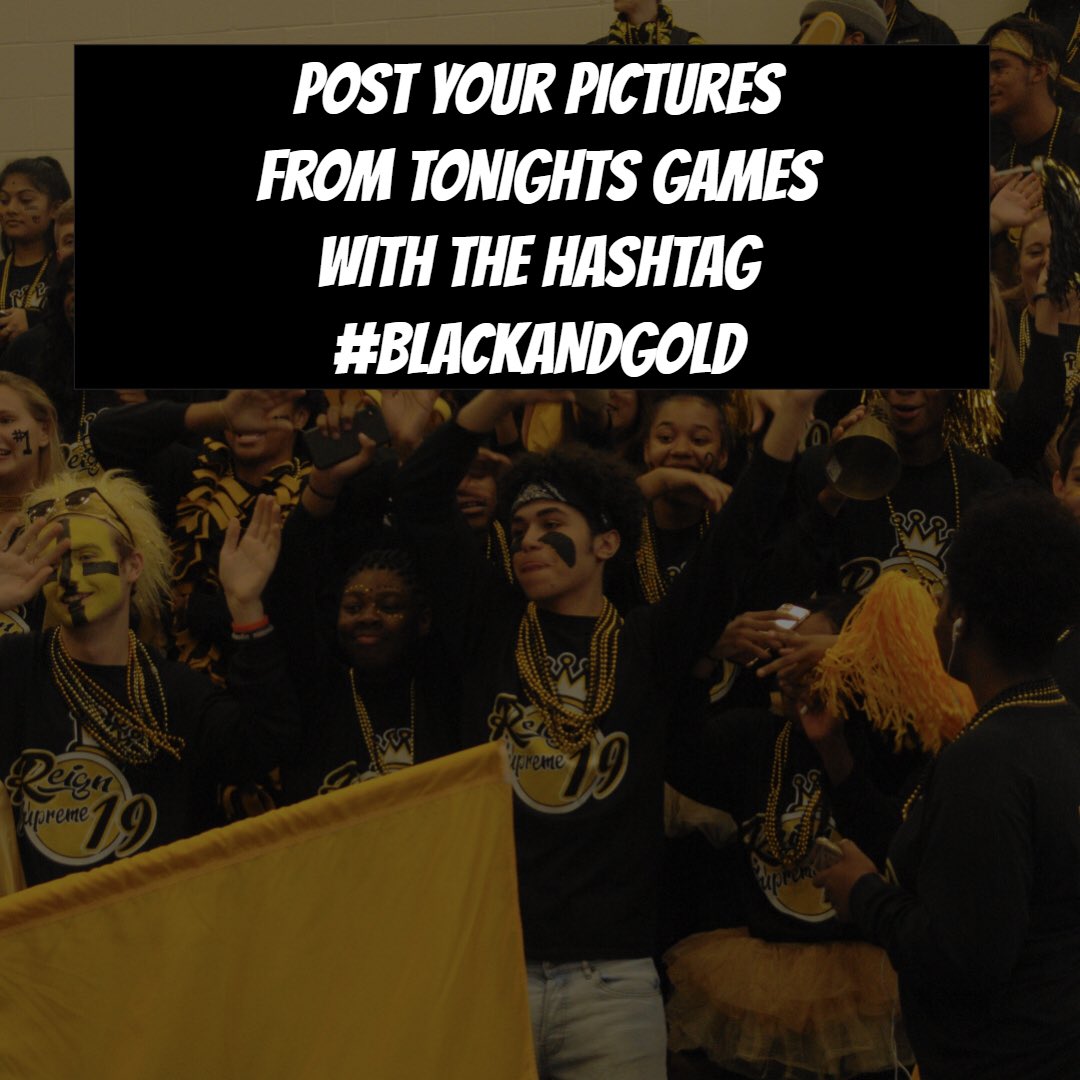 Sabre nation show your school spirit at tonight’s Intracity game!
#BLACKANDGOLD