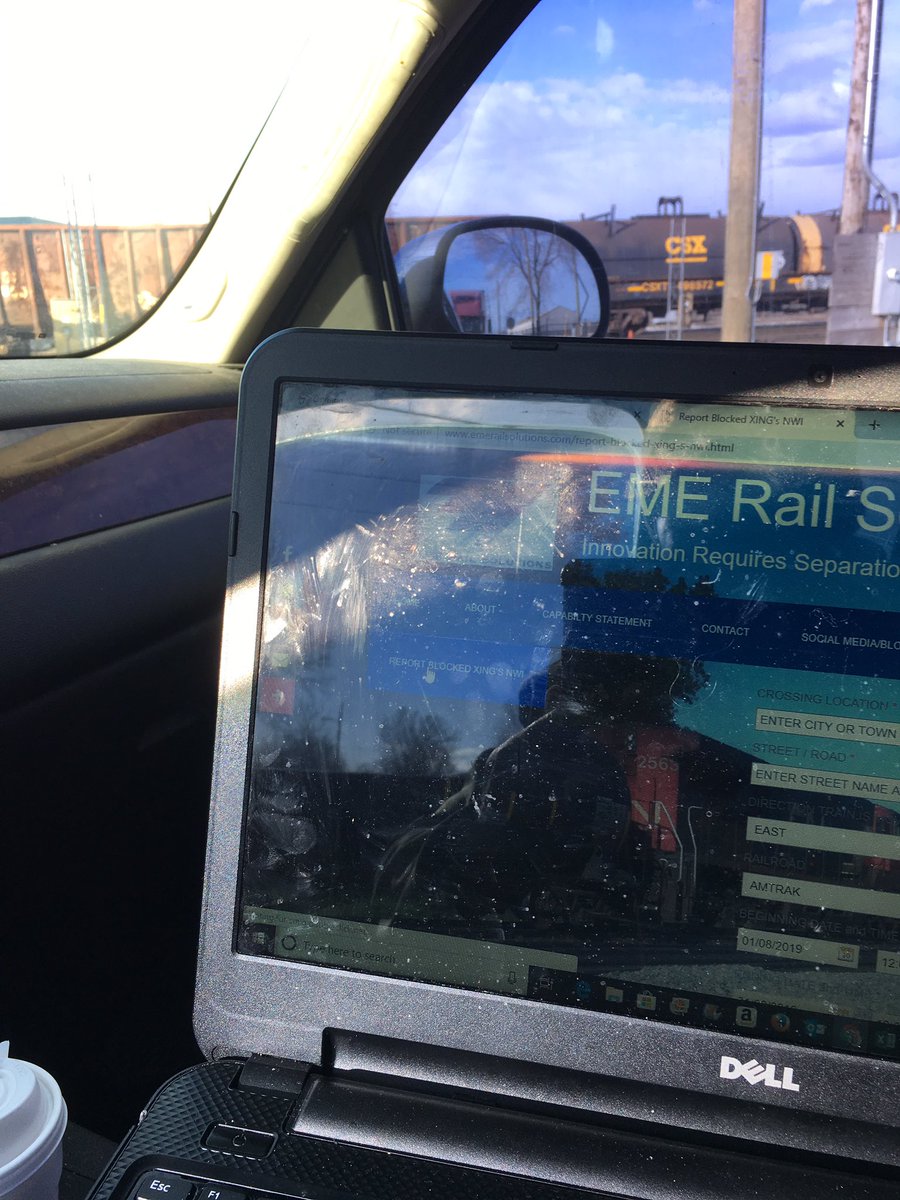 eme_rail's tweet photo. Out early doing some field testing of an EME Rail Solutions LLC data gathering application that will be used for my work with the NIRPC Rail Crossing Task Force. So far, so good, will make some tweaks to it to make it more user friendly. #emerailsolutionsllc #safetyalwaysfirst https://t.co/KjtkSEkW2J