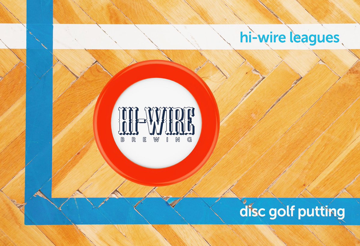 Disc Golf Putting League starts tonight, Tuesday Jan. 8 at 6pm! This is a disc golf putting league occurring weekly at our Golden Belt taproom in Durham. $5 buy-in, winner takes all.