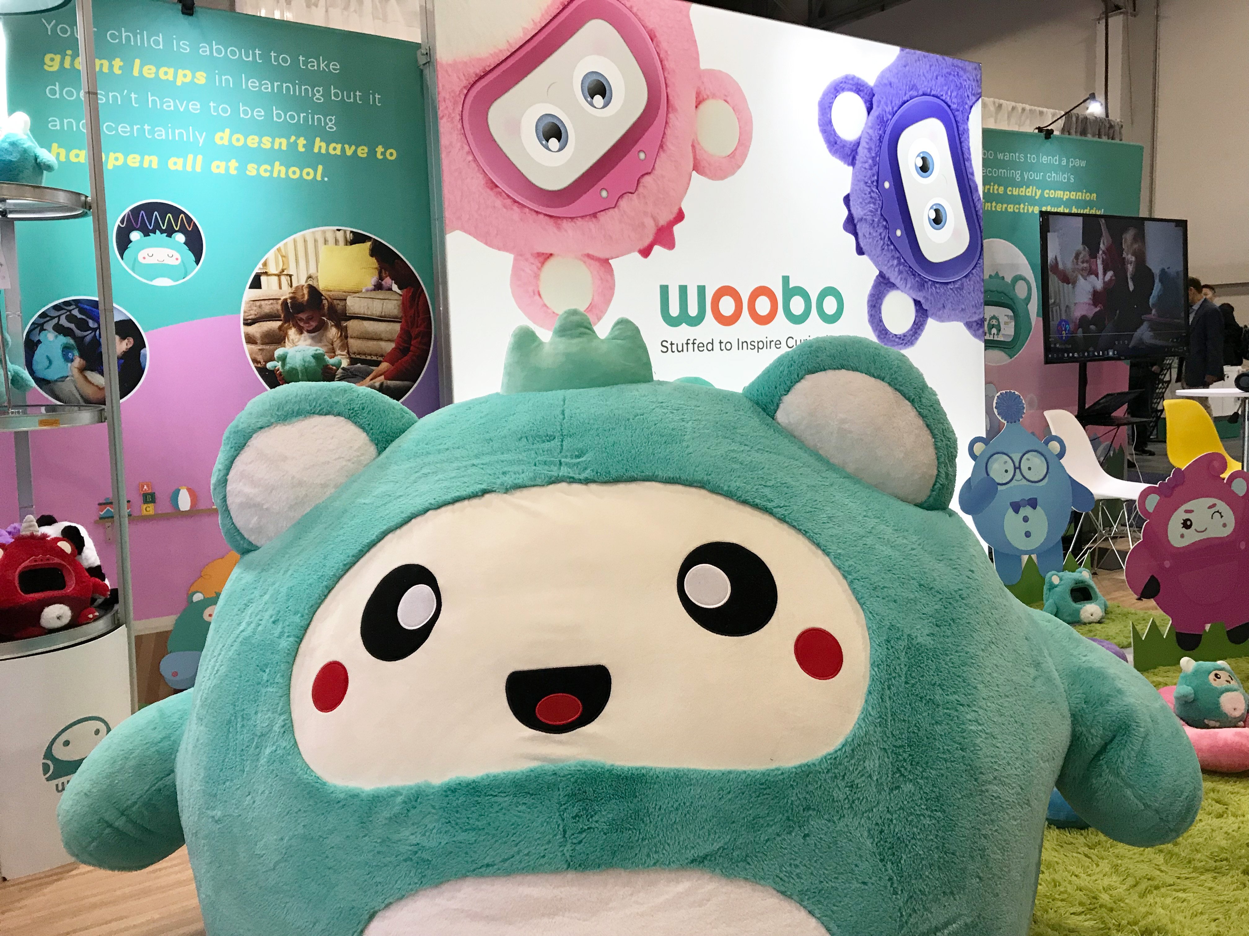 Woobo Original Smart Companion Interactive Toy Robot Wifi Lavender Purple NIB 