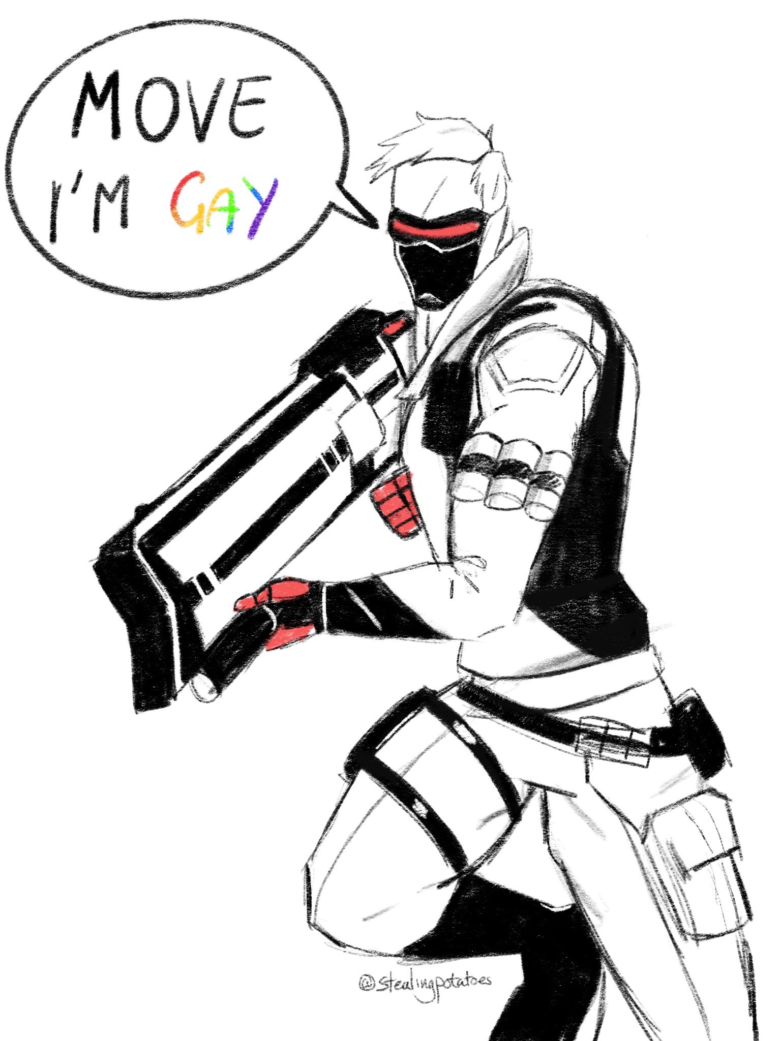 Soldado 76 é gay!!!