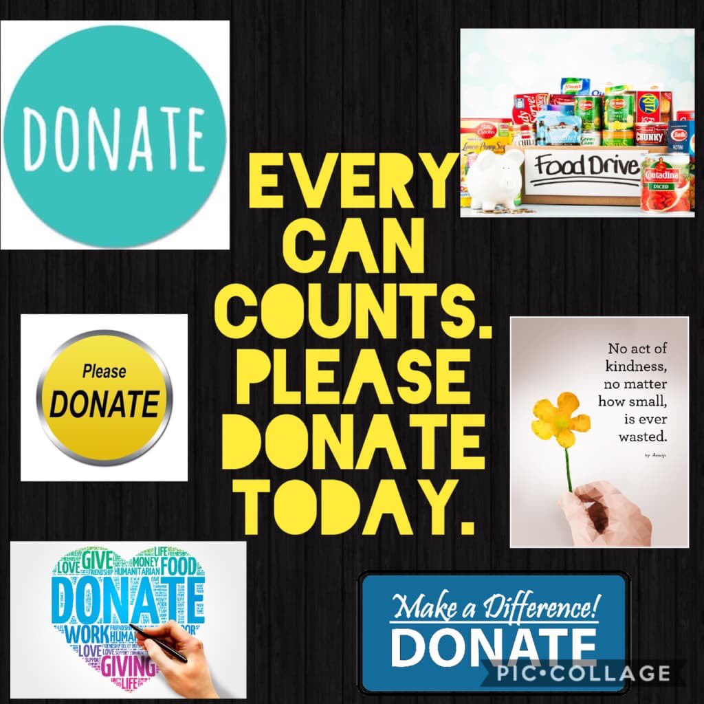 susielavallee's tweet photo. Kindness Feeds... those who need it most. Show your support and donate to our Food Drive! Feel free to ❤️ and share! https://t.co/m7LTwPlTja