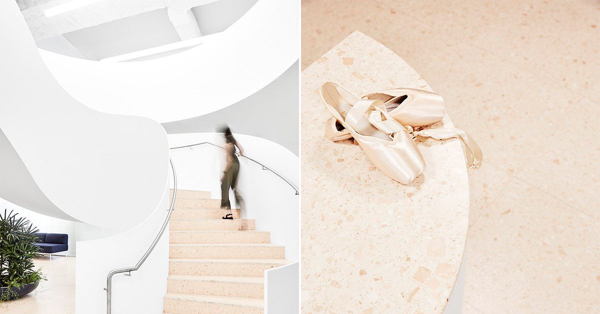 zoozocoarch's tweet photo. australian ballet venue’s design by HASSELL draws from the subtlety of pointe shoes https://t.co/8z69sbVX6L https://t.co/EYqu2VG5vM