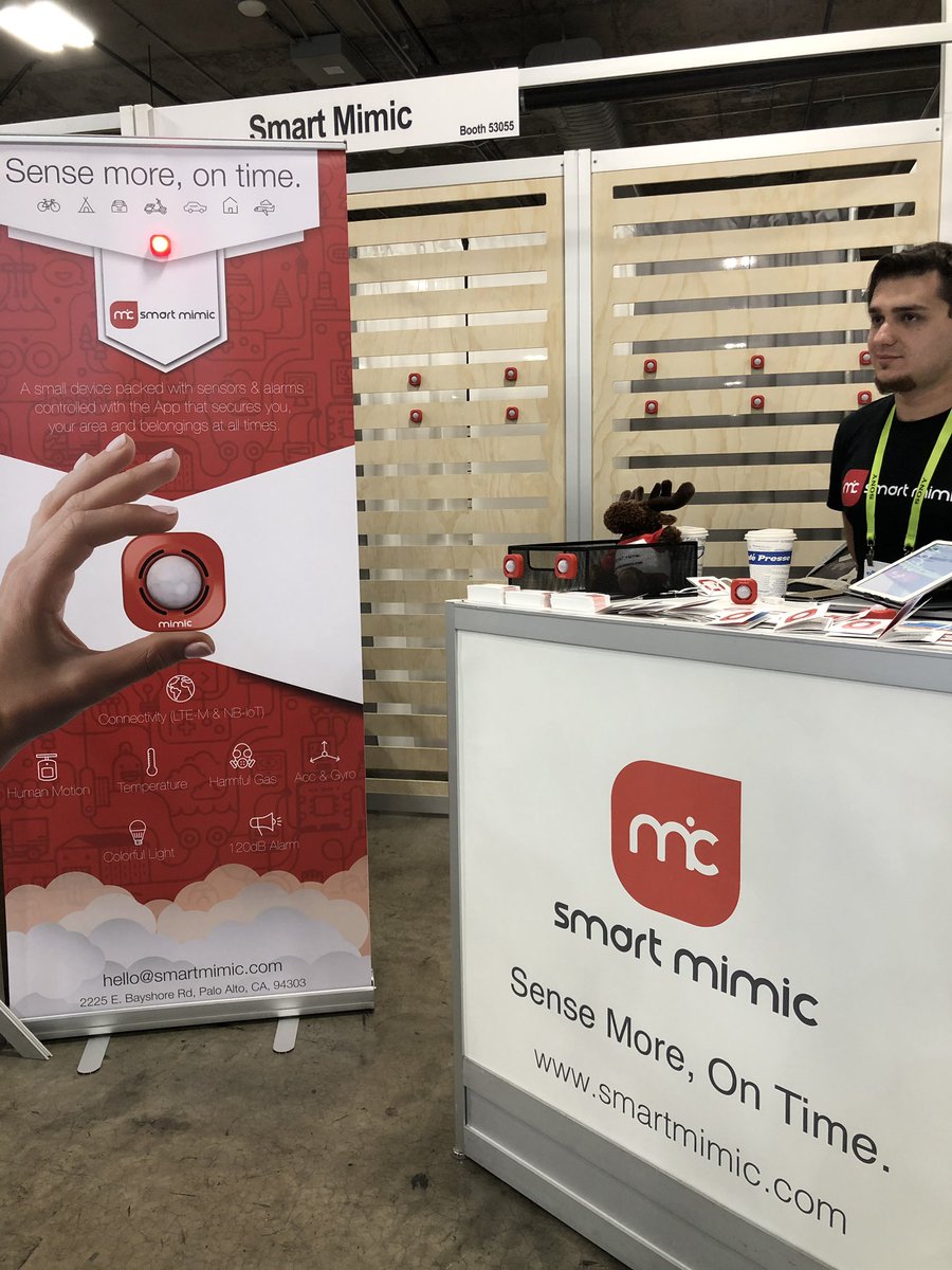 As Smart Mimic we are at CES! Our booth number is 53055. You are all welcome! 

#CES2019 #SmartMimic #Sensemoreontime