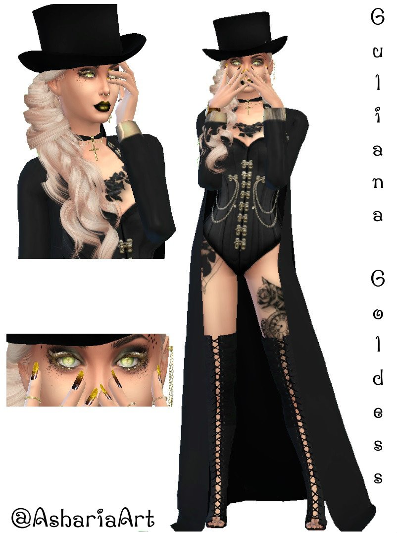 AshariaArt's tweet photo. Guliana Goldess is ready for the party! CCs: @jomsims1 #Pralinesims #SClub #Kijiko #RemusSirion @TheKalino #Stealthic #MJ95 #FlowerChamber #MXFSims #L0unauctex more details soon on my tumblr. | #SCCSims4 @SimsCreatorsCom #Asharia #AshariaArt #TheSims4 #TS4 #TheSims ♥ https://t.co/n4QiTcNDWq