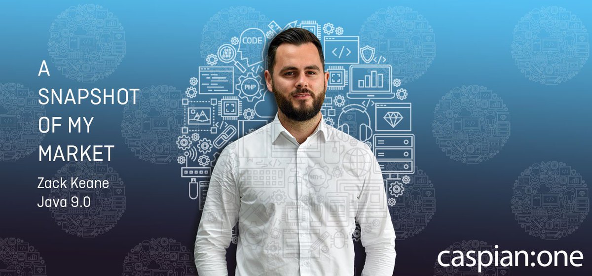 Caspian1FinTech's tweet image. A snapshot of my market: Java 9.0, commentary by Zack Keane at goo.gl/tQHoHE trends, skillsets, legislation, locations and more... Read now or download for later #java #javamarket #javacareers #javainsights #fintech2019