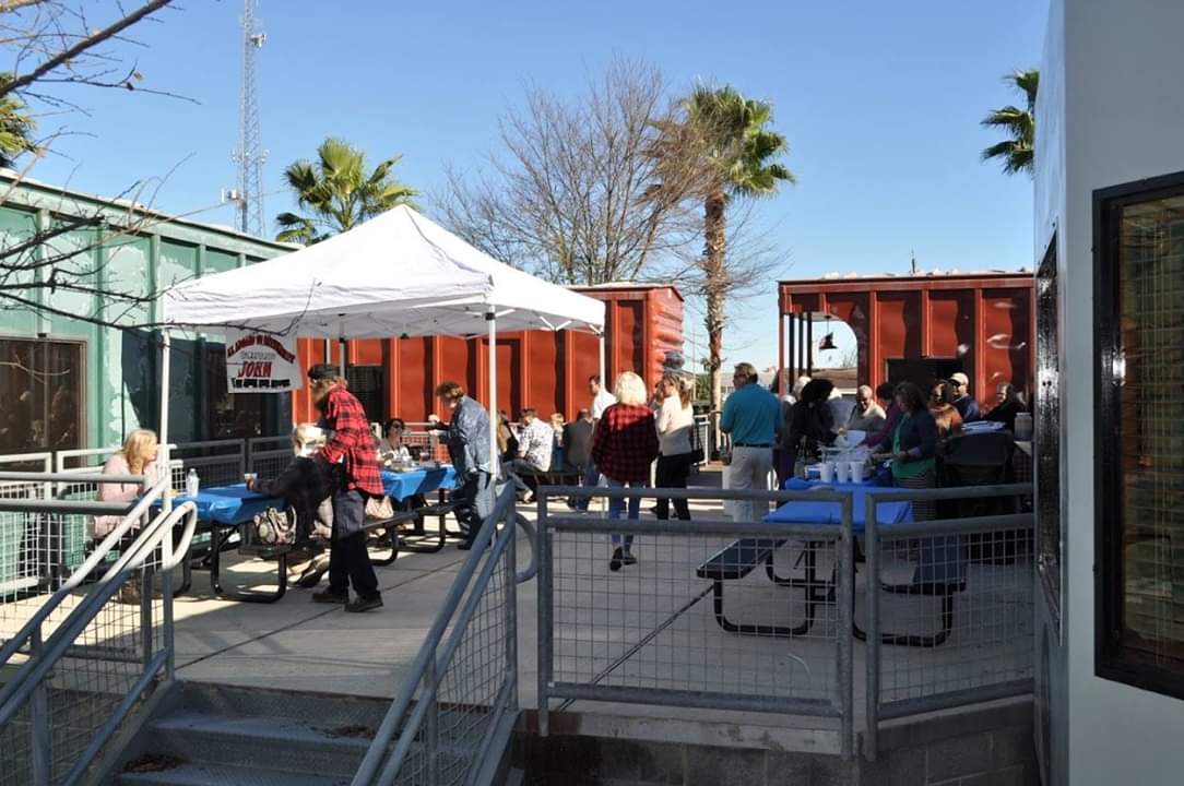 RailgatingJax's tweet photo. The place for the โ Ultimate #Railgating Experienceโ is also the place for dynamic special events. Check out the fun at John Martinโs retirement party! Congrats! #RailCar #Jax #Duuuval https://t.co/QVMe7WgYPX