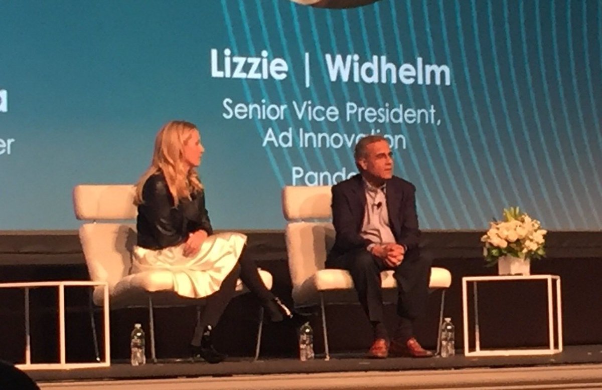 PublicisMedia's tweet photo. “The most important screen you have is the screen in your mind . . . Say something that is truly human, and people will personalize it to themselves” says @rishad as he discusses the future of sound with @LizzieWidhelm, SVP of Ad Innovation @pandoramusic #PublicisCES #CES2019 https://t.co/e2VCisZTdd
