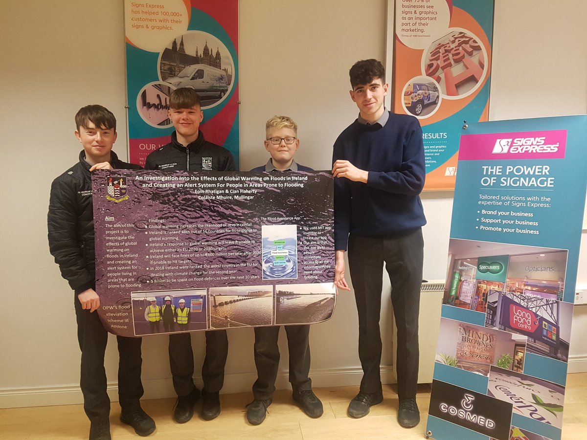 ColaisteCoding's tweet photo. Massive thanks to Pat from @SXMullingar @SignsExpress for printing our posters for @BTYSTE @CbsMullingar  #SignsExpress #SignsExpressMullingar #BTYSE #STEM #TeamBTYSE #ColaisteMhuire https://t.co/RXRDrHOnVs