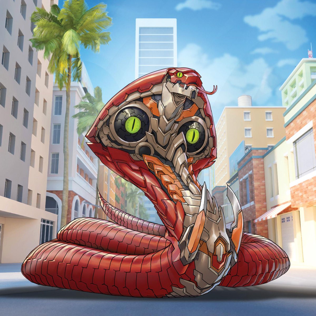 bakugan red snake