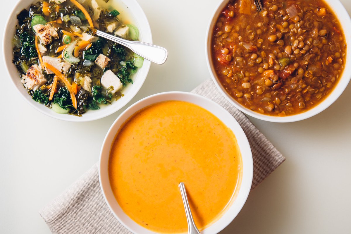 Nothing better than a cup of soup when it's chilly outside.