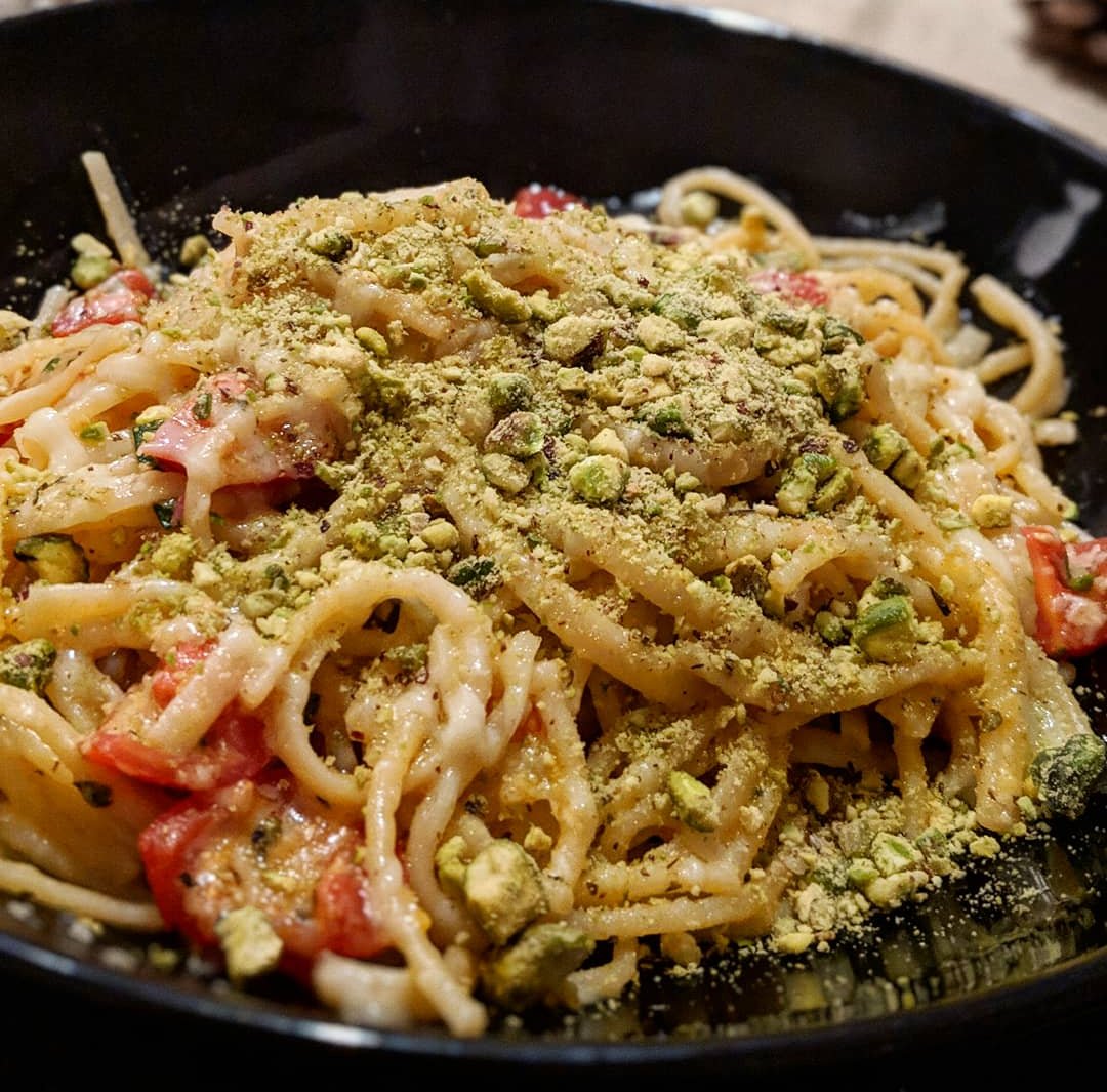 Tilly_Tales's tweet photo. Who needs to go to Italy when @jamieoliver went for you?! This pistachio pasta was a hit 😋 #jamiecooksitaly https://t.co/eOfO5zJV2c