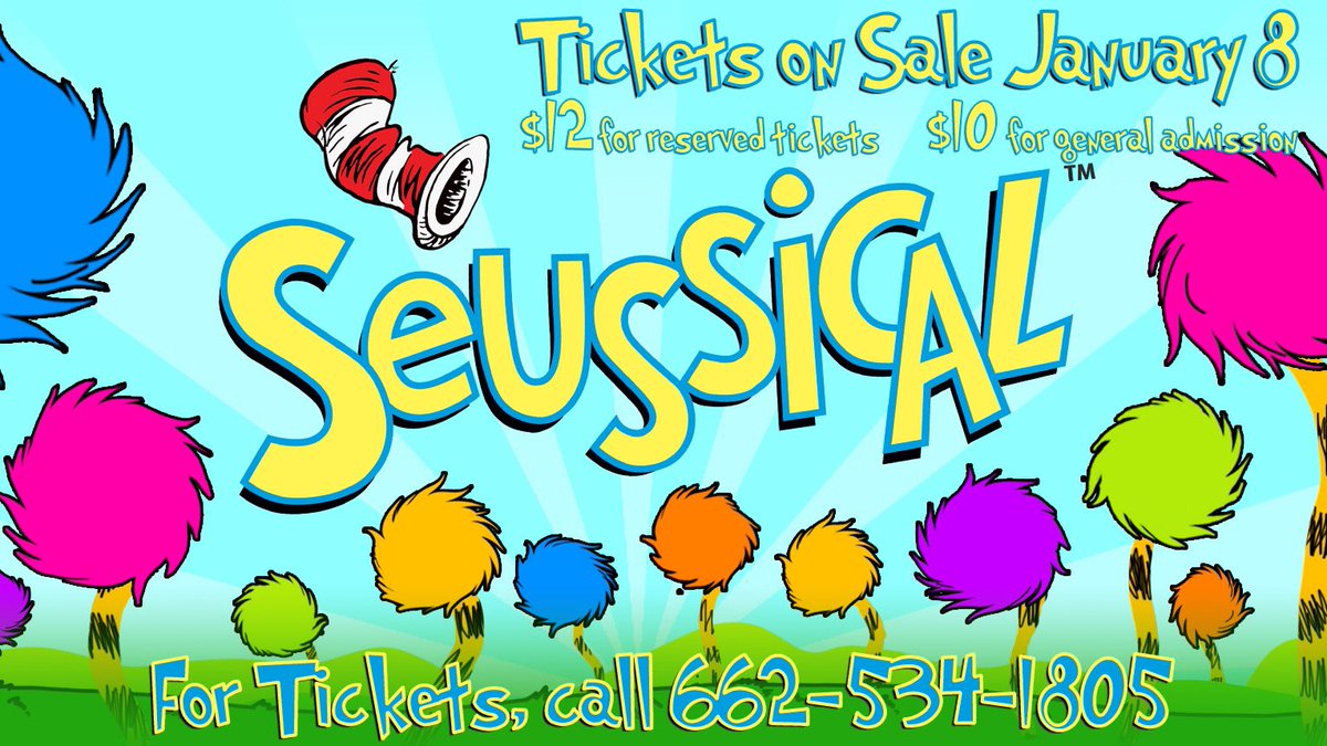 NAHSMusical's tweet photo. New Albany High School Presents: Seussical, February 8-10. Tickets are now on sale, contact Amy Welborn at NAHS to get yours today! https://t.co/XHCKgUeP02