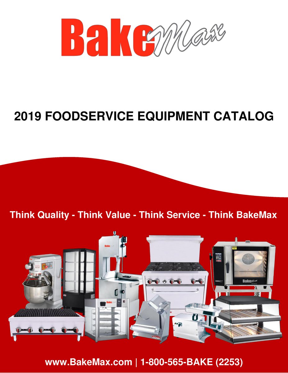 Check out the new 2019 BakeMax Catalog bakemax.com/2019-catalog #BakeMax #RestaurantEquipment #BakeryEquipment #Food #FoodService #FoodServiceEquipment