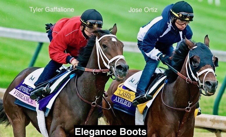 ELITE training model being used here on a Breeder’s Cup workout by <a href="/Tyler_Gaff/">Tyler Gaffalione</a> and <a href="/jose93_ortiz/">Jose Ortiz</a> !