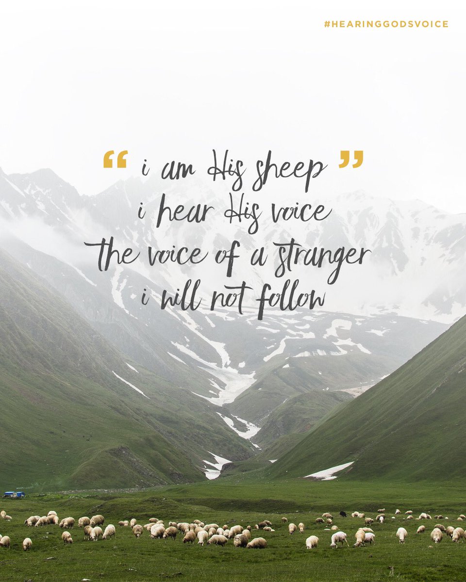 Start every morning with this confession! #hearinggodsvoice 
.
Want to know what this confession is all about? Head over to our App, website, iTunes Podcast or YouTube channel and listen to this past weekend’s message to learn all about it.