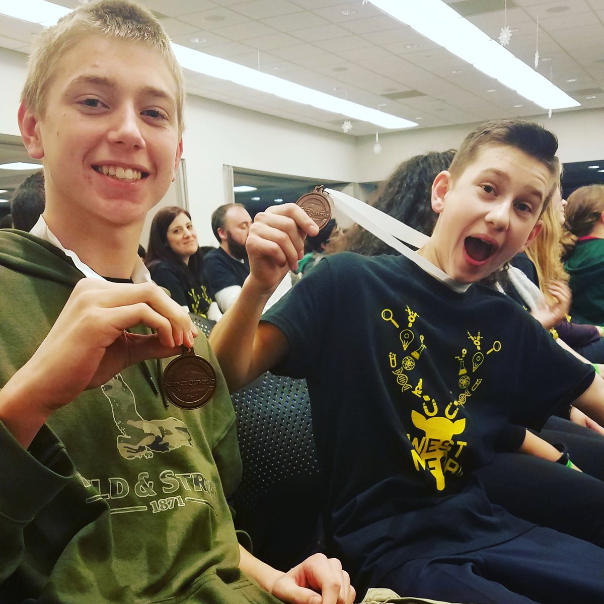 bozescience's tweet photo. 3rd place in Write It- Do It! YAY Kacper and Wyatt! Macopin is ROCKING the #njscienceolympiad today! https://t.co/VhjnRXrOfH