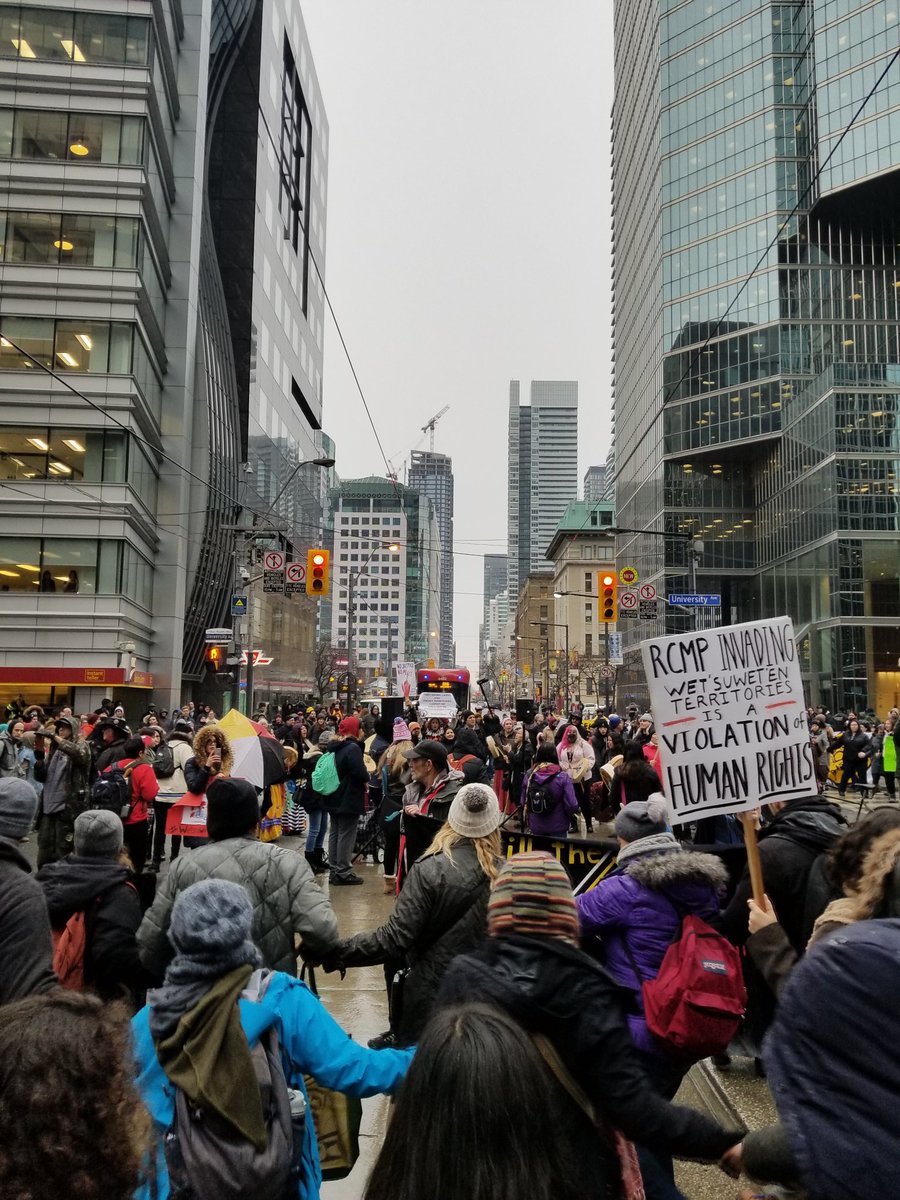 #Toronto in solidarity with @UnistotenCamp #Wetsuwetenstrong #Unistoten #Wedzinkwa #notrespass #nopipelines