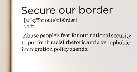 immigrationdefs's tweet photo. True definition of #SecureOurBorder.  #immigrationdictionary #PresidentialAddress https://t.co/oSBzTBjQSW