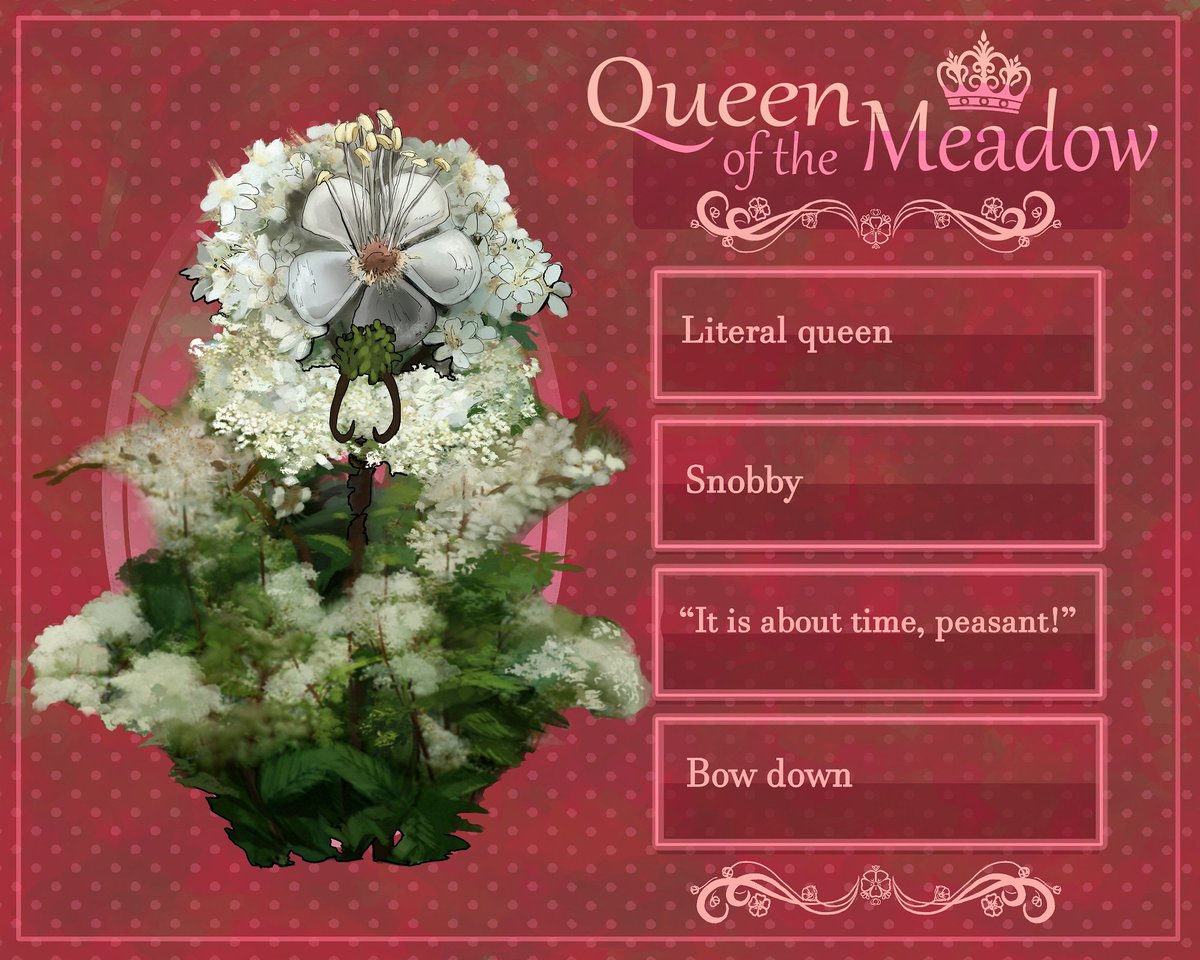 New and improved character profiles!

Meet Queen of the Meadow!

Art by: Calista L

#characterart #indie #indiedev #indiedeveloper #indiegame #visualnovel #visualnovels #queen #queenofthemeadow #memoirofinflorescence