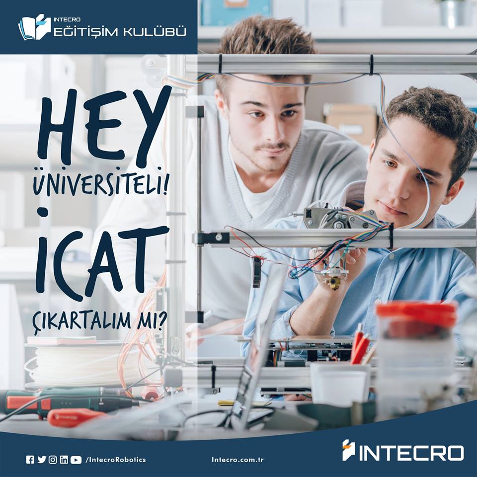 Bir teklifimiz var; 
| ROBOTİK | , | IOT | , | AR/VR | , | İLERİ HİDROLİK | , | SİBER GÜVENLİK | , | İLERİ İMALAT | alanlarında uzman profesyonellerden, iş yaşamı içinden rafine edilmiş teorik ve pratik eğitimler almaya ve onlar ile tanış olmaya hazır ol.