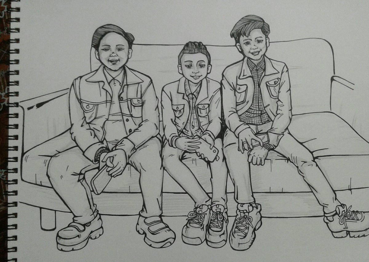 jjeennyy6's tweet image. Sensya na guys. Kahit anong gawin ko hndi nila nagiging kamukha. Body lang kaya ko gayahin. Sa sobrang cute at gwapo nila hndi ko madrawing ng maayos ung face nila hehehe.
#notApro
#tntboys