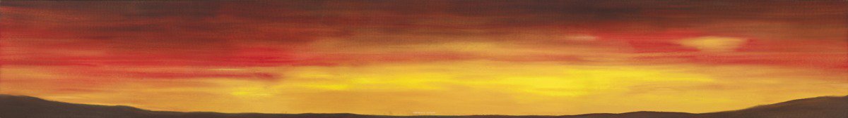 AndrewRusseth's tweet photo. Ed Ruscha, 'America's Future,' 1979 https://t.co/rv14NpIxPg