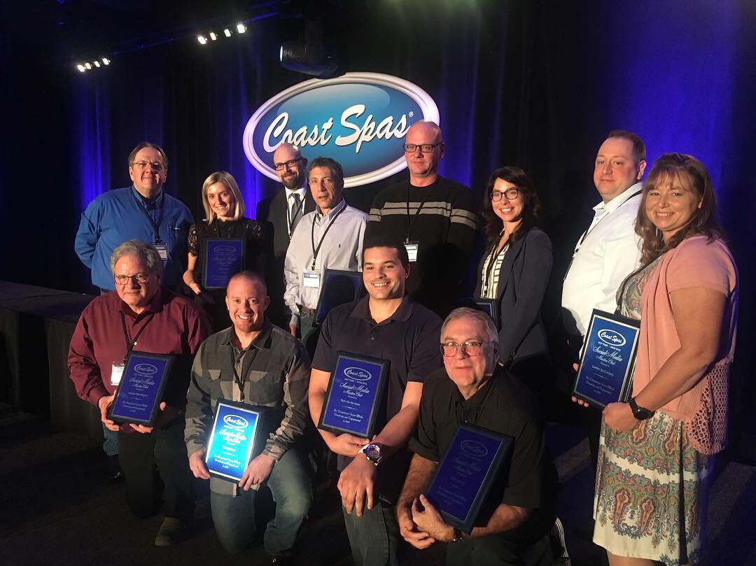 CoastSpas's tweet image. Congrats to our Social Media Masters! You’ve all done a great job on social media over 2018 and we can’t wait to see what you do in 2019! #CoastSpas2019 #CoastSpas #SocialMediaMasters